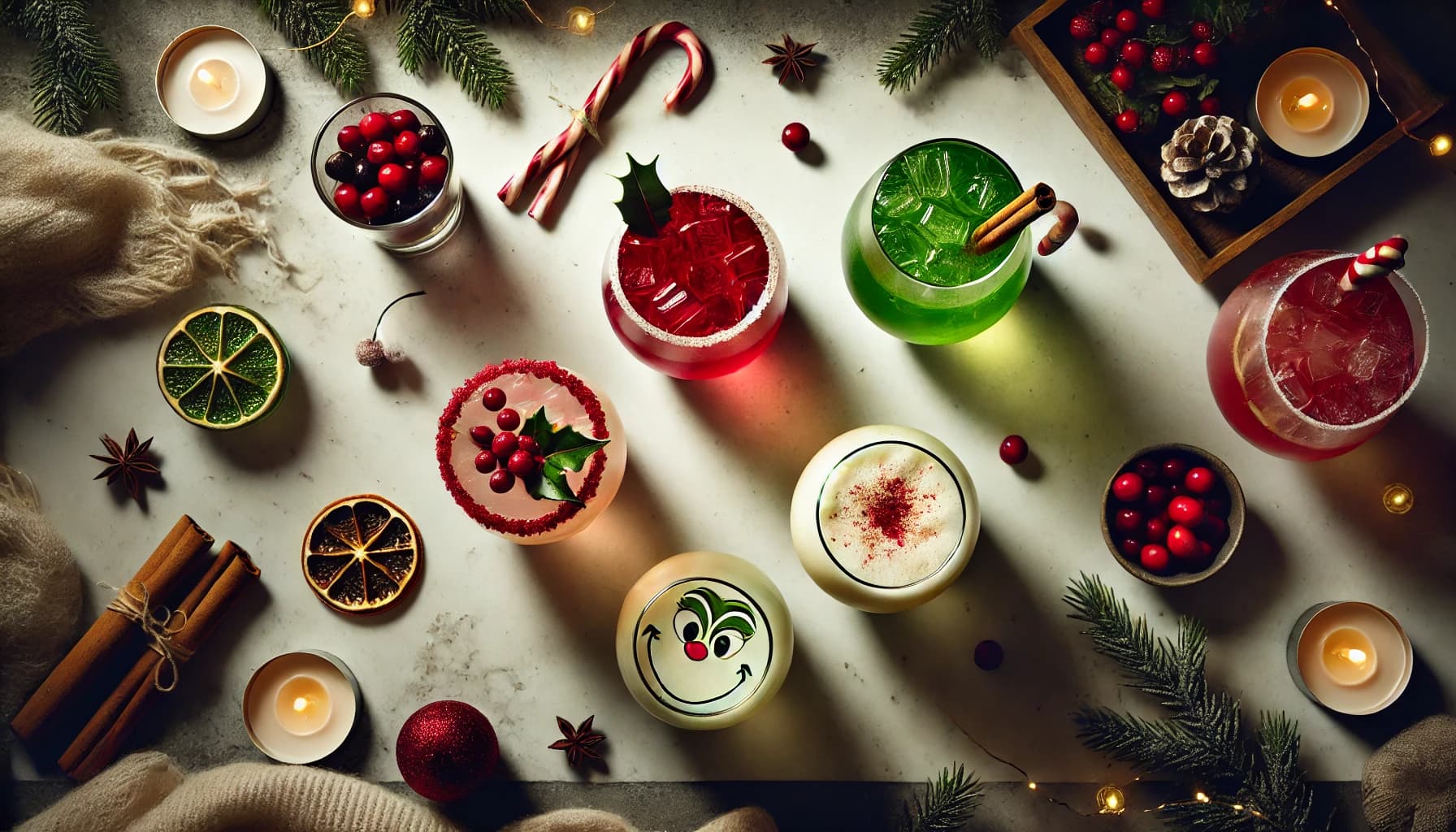5 Festive Christmas Mocktails for the Merriest Holiday Party - beautifully crafted non-alcoholic cocktail with fresh ingredients